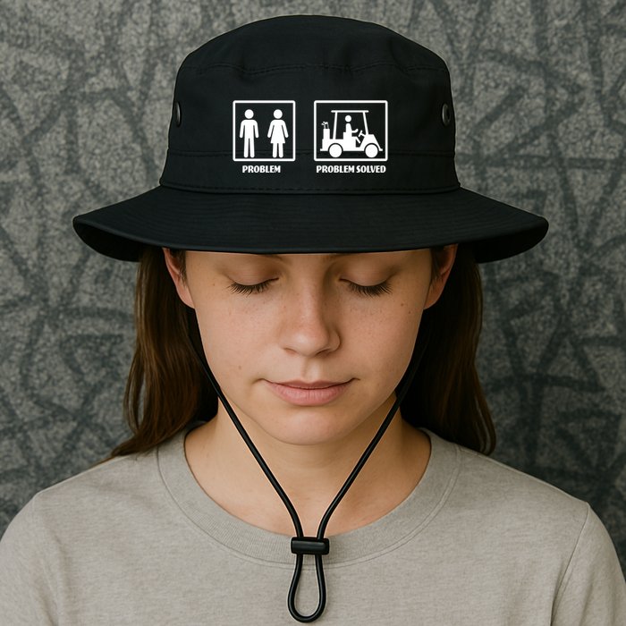 Problem Solved Golf Wife Funny Bucket Hat