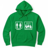 Problem Solved Golf Wife Funny Hoodie