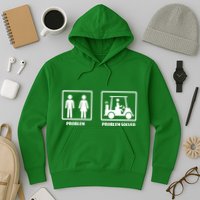 Problem Solved Golf Wife Funny Hoodie