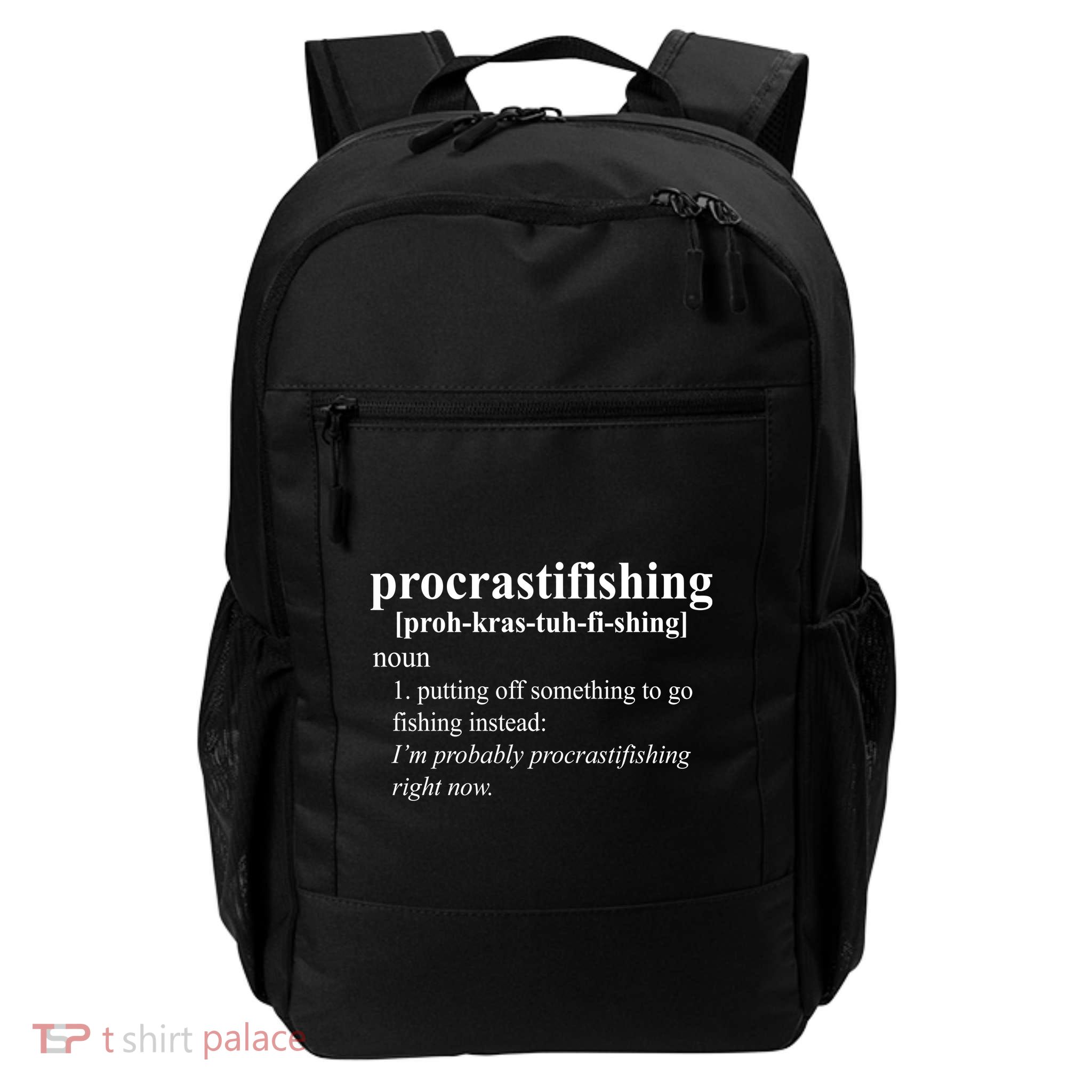 Procrastifishing Definition Backpack