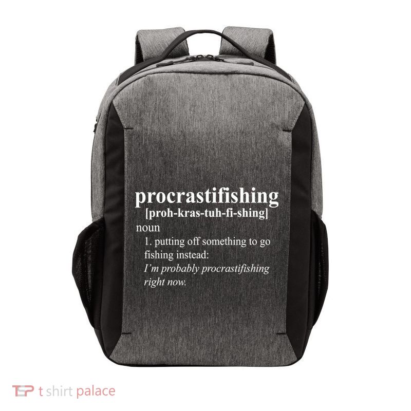 Procrastifishing Definition Vector Backpack