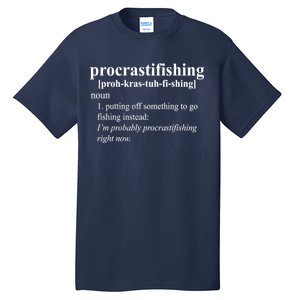 Procrastifishing Definition Tall T-Shirt