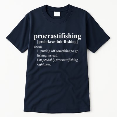 Procrastifishing Definition Tall T-Shirt
