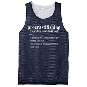 Procrastifishing Definition Mesh Reversible Basketball Jersey Tank