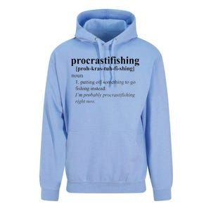 Procrastifishing Definition Unisex Surf Hoodie