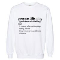 Procrastifishing Definition Garment-Dyed Sweatshirt