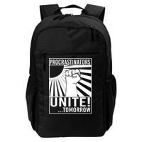 Procrastinators Unite Tomorrow Backpack