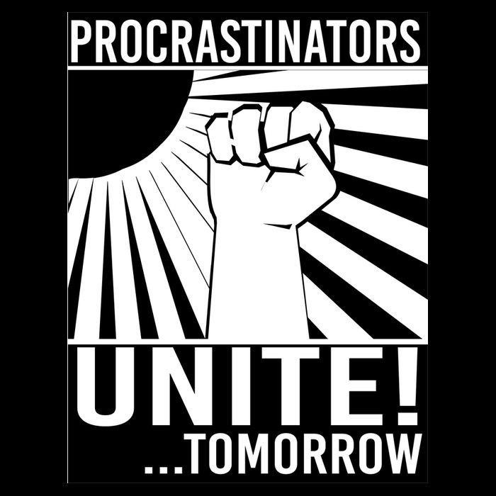 Procrastinators Unite Tomorrow Backpack