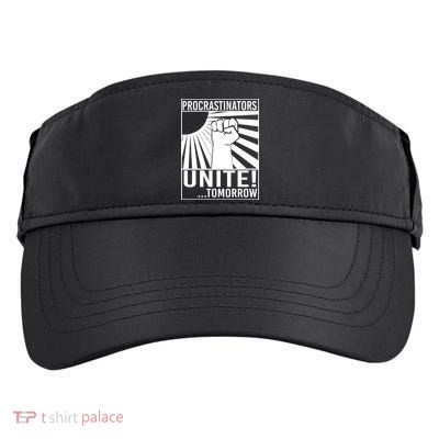Procrastinators Unite Tomorrow Adult Drive Performance Visor