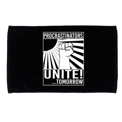 Procrastinators Unite Tomorrow Microfiber Hand Towel