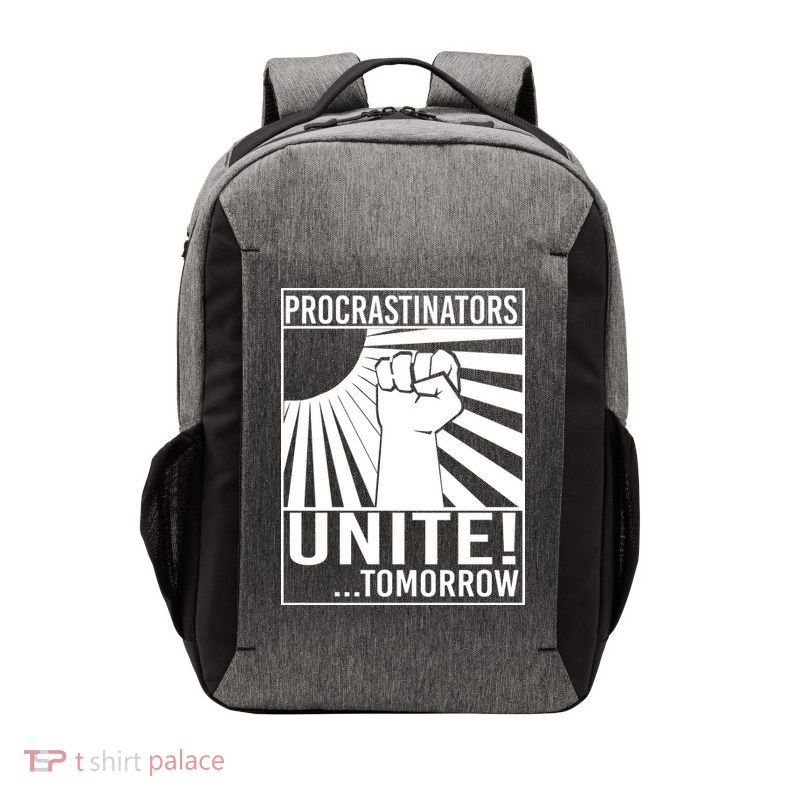 Procrastinators Unite Tomorrow Vector Backpack