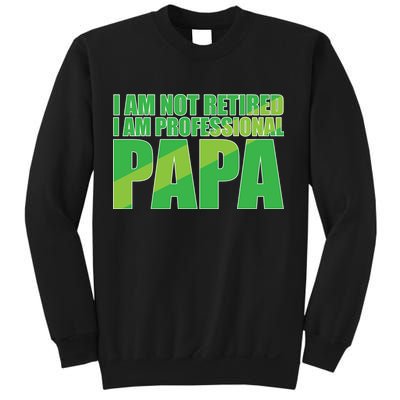 Professional Papa Im Not Retired Sweatshirt