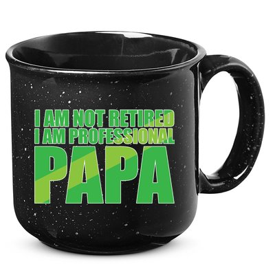 Professional Papa Im Not Retired 15oz Campfire Ceramic Mug