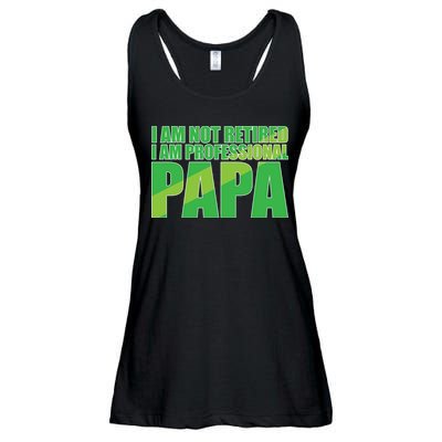 Professional Papa Im Not Retired Ladies Essential Flowy Tank
