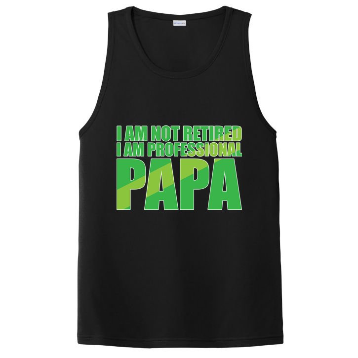 Professional Papa Im Not Retired PosiCharge Competitor Tank