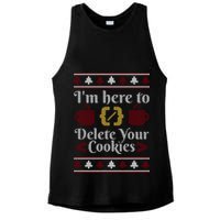 Programmer Ugly Christmas Sweater Ladies PosiCharge Tri-Blend Wicking Tank