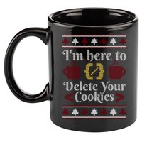 Programmer Ugly Christmas Sweater 11oz C Handle Ceramic Mug