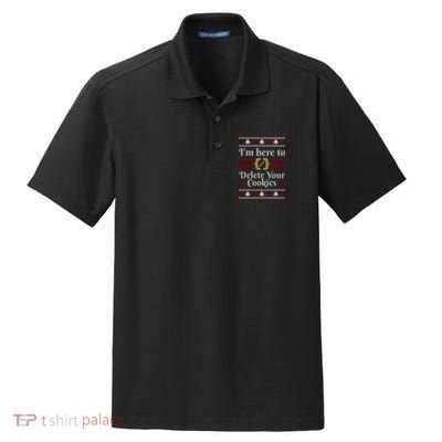 Programmer Ugly Christmas Sweater Dry Zone Grid Polo