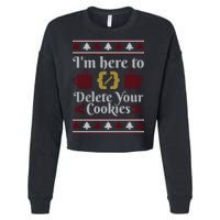 Programmer Ugly Christmas Sweater Cropped Pullover Crew