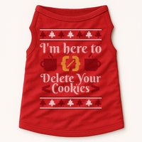 Programmer Ugly Christmas Sweater Doggie Tank