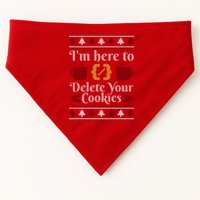 Programmer Ugly Christmas Sweater USA-Made Doggie Bandana