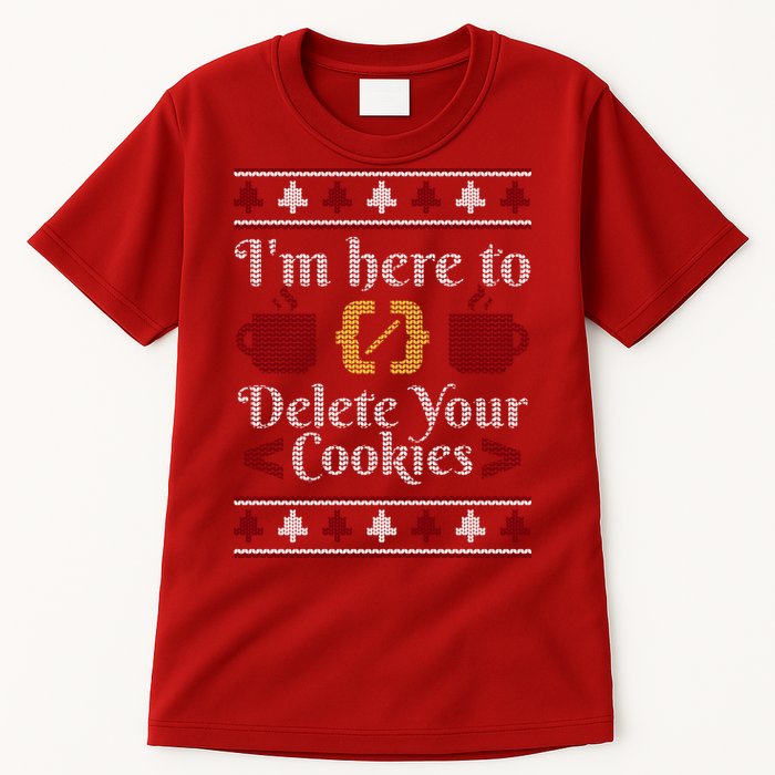 Programmer Ugly Christmas Sweater Tall T-Shirt