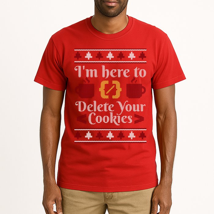 Programmer Ugly Christmas Sweater Tall T-Shirt