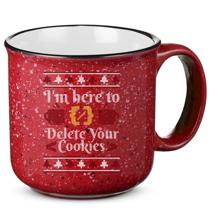 Programmer Ugly Christmas Sweater 15oz Campfire Ceramic Mug