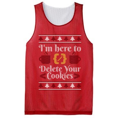 Programmer Ugly Christmas Sweater Mesh Reversible Basketball Jersey Tank