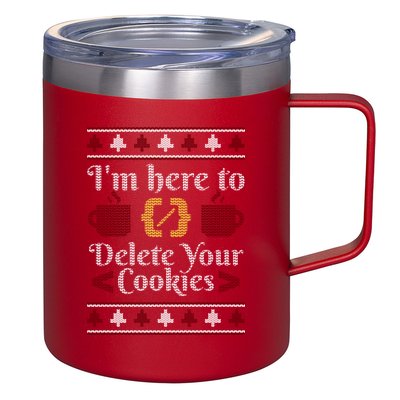 Programmer Ugly Christmas Sweater 12oz Stainless Steel Coffee Mug