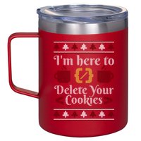 Programmer Ugly Christmas Sweater 12oz Stainless Steel Coffee Mug