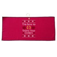 Programmer Ugly Christmas Sweater Large Microfiber Waffle Golf Towel