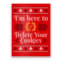 Programmer Ugly Christmas Sweater Poster