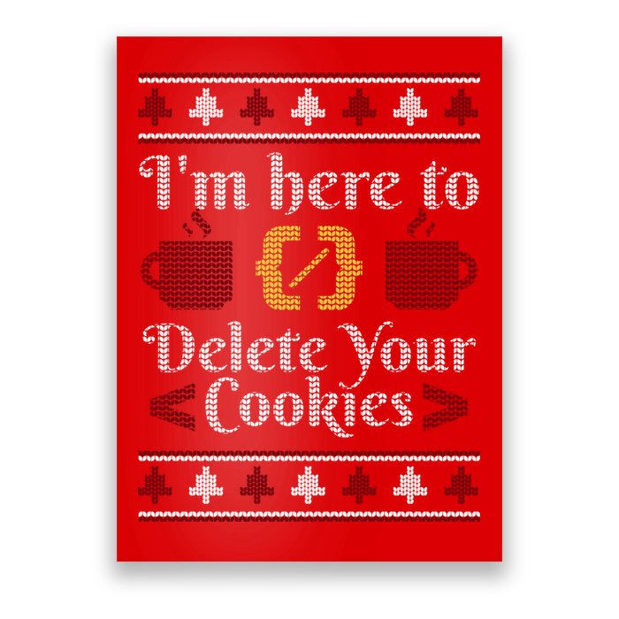 Programmer Ugly Christmas Sweater Poster