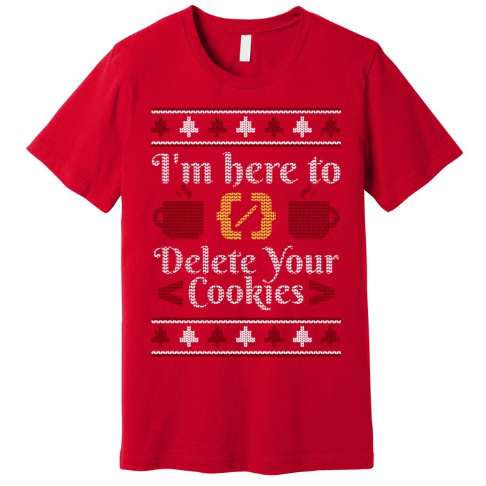 Programmer Ugly Christmas Sweater Premium T-Shirt