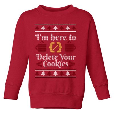 Programmer Ugly Christmas Sweater Toddler Sweatshirt