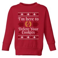 Programmer Ugly Christmas Sweater Toddler Sweatshirt
