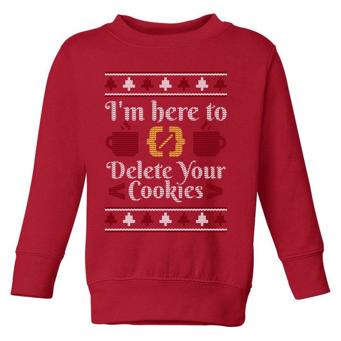 Programmer Ugly Christmas Sweater Toddler Sweatshirt