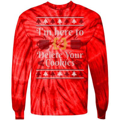 Programmer Ugly Christmas Sweater Tie-Dye Long Sleeve Shirt