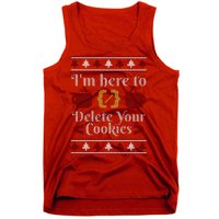 Programmer Ugly Christmas Sweater Tank Top