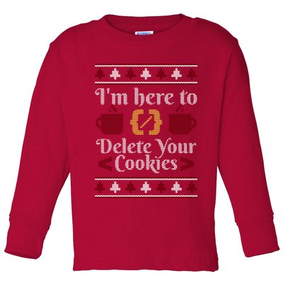 Programmer Ugly Christmas Sweater Toddler Long Sleeve Shirt