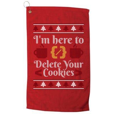 Programmer Ugly Christmas Sweater Golf Towel