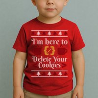 Programmer Ugly Christmas Sweater Toddler T-Shirt