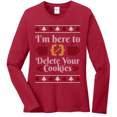 Programmer Ugly Christmas Sweater Ladies Long Sleeve Shirt