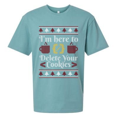Programmer Ugly Christmas Sweater Sueded Cloud Jersey T-Shirt
