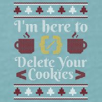 Programmer Ugly Christmas Sweater Sueded Cloud Jersey T-Shirt