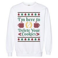Programmer Ugly Christmas Sweater Garment-Dyed Sweatshirt