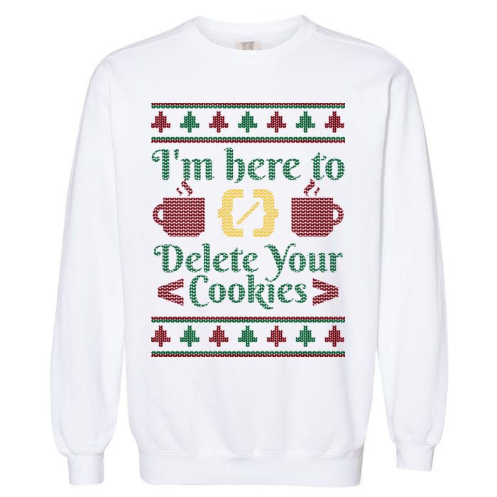 Programmer Ugly Christmas Sweater Garment-Dyed Sweatshirt