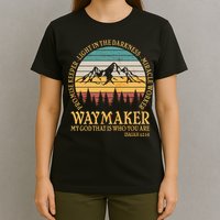 Promise Keeper Waymaker Isaiah Forest Mountains T-Shirt
