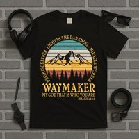 Promise Keeper Waymaker Isaiah Forest Mountains T-Shirt